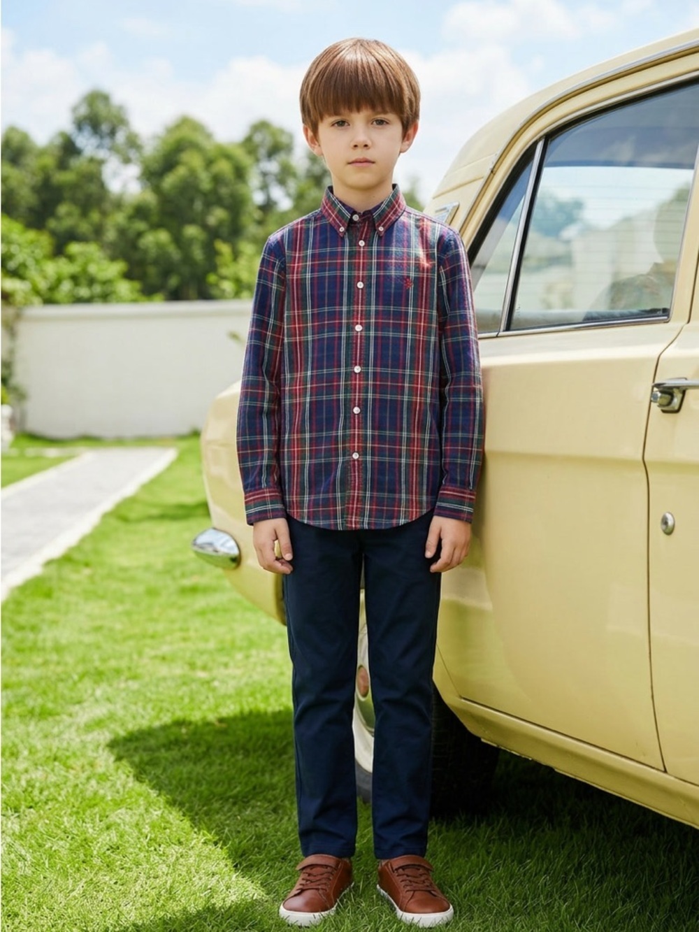 Vintage Ralph Lauren Flannel Big Kid Shirt
